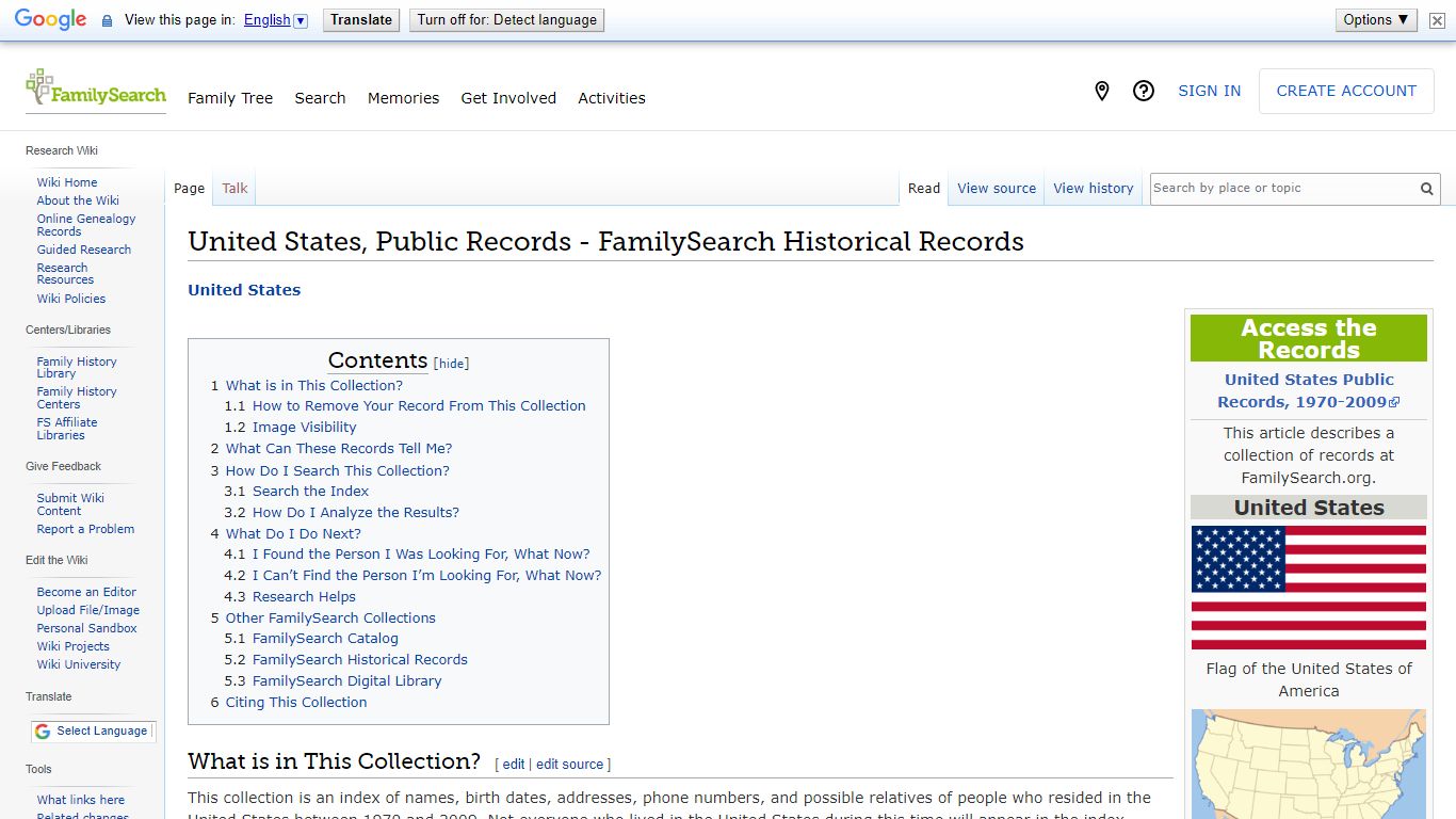United States, Public Records - FamilySearch Historical Records